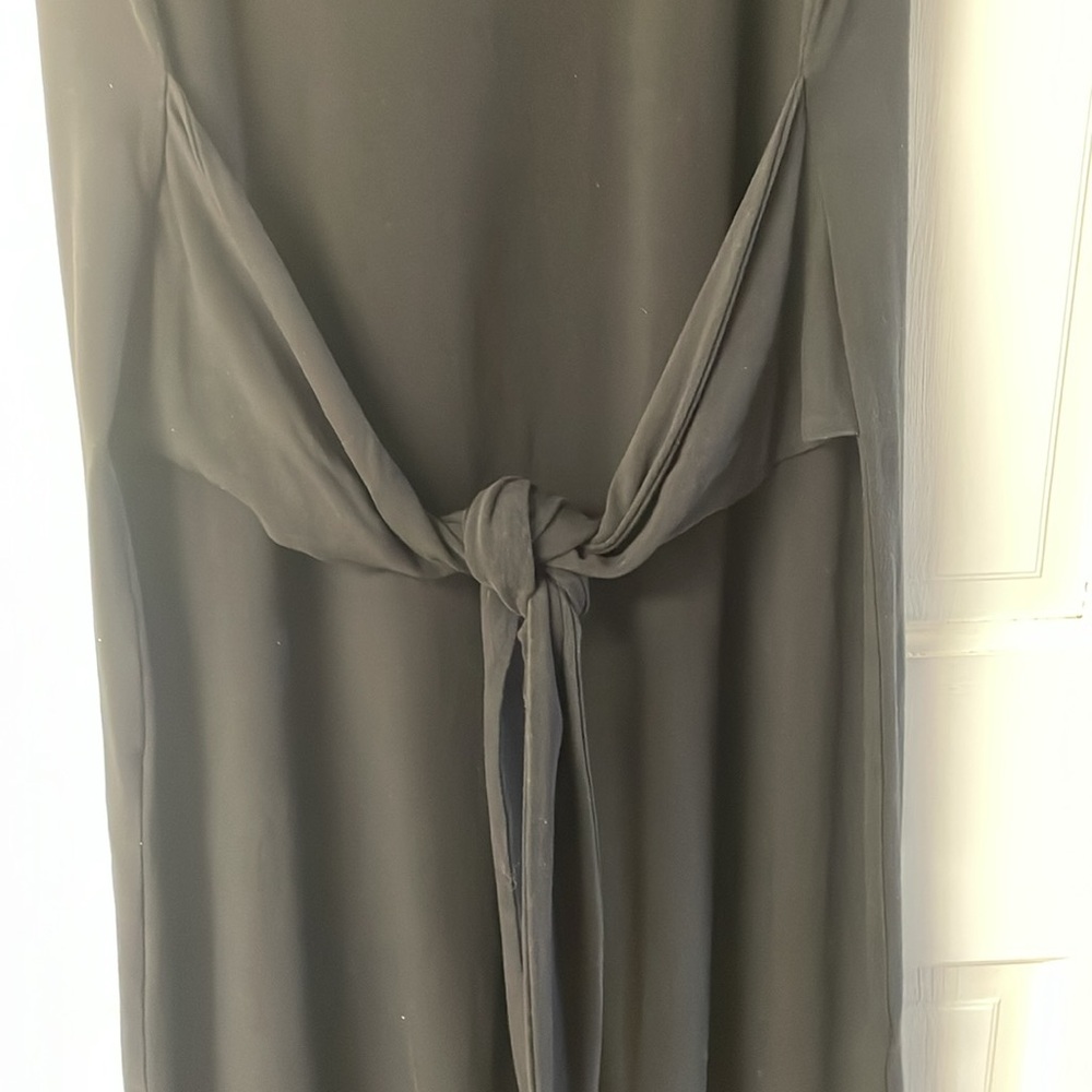 Eileen Fisher Stretch Jersey Knit Tie-Front Sleeveless Dress women’s size S - Picture 5 of 14